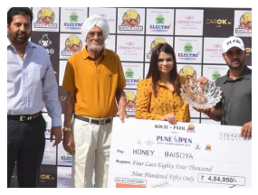 Honey Baisoya romps to victory with course record at Pune Open Golf Championship